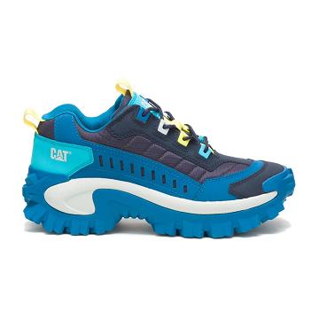 Men's Caterpillar Intruder Sneakers Blue | SG2679RW