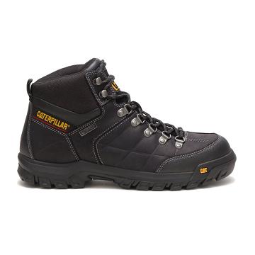 Men's Caterpillar Threshold Waterproof Safety Boots Black | SG2356CE